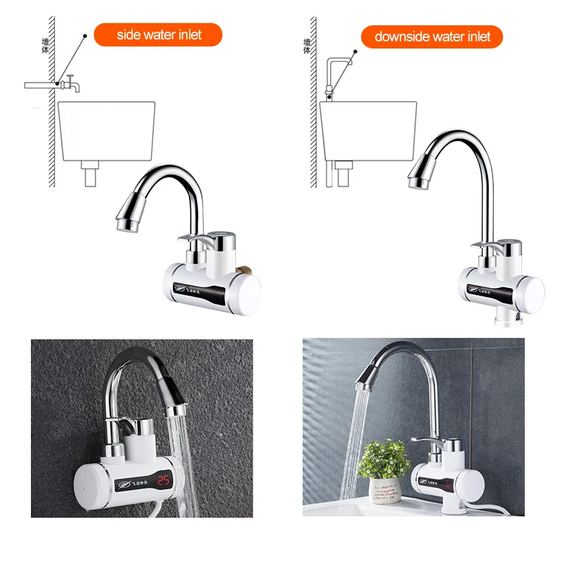 FEIYU instant water heater tap Electric Kitchen faucet Water Heater Tap Instant 3000 W | Бытовая техника