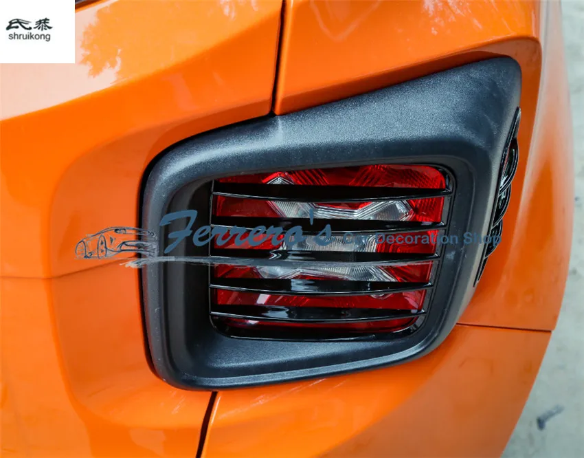 4 шт./лот для 2015 2016 2017 джип Ренегат ABS Chrome автомобильные аксессуары наклейки фонарь крышка Украшение Рамка