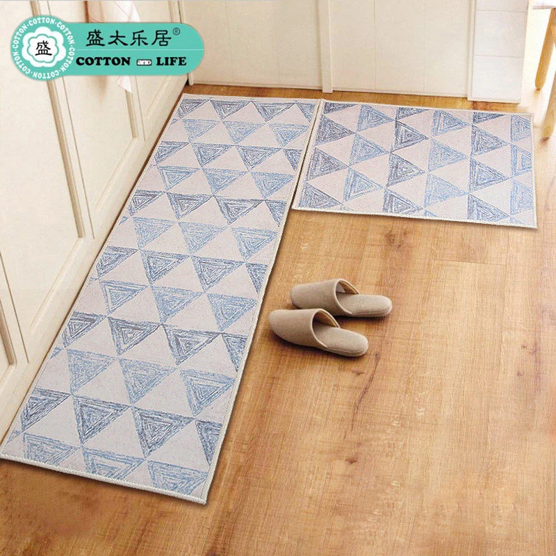 

Simple Design Polyester Soft Floor Mat Carpet Rug Home Kitchen Mat Anti-Slip Floor Mat For Decorate Door Bedroom Hallway Mat Rug
