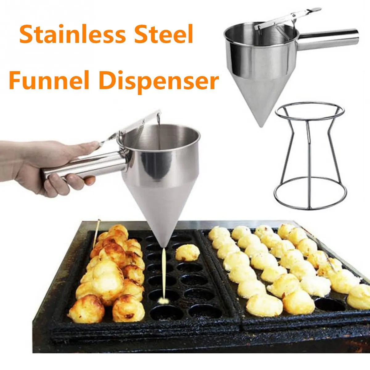 Buy Stainless Steel Donut Cupcake Waffle Batter