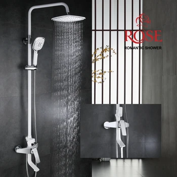 

ROSE Shower system, shower set, brass beautifu shower watering can and rainfall shower, faucet aerator in Bath R1336F