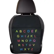 Autostoel Achterkant Автомобильная спинка сиденья Bescherming Органайзер анти kind Kick Pad Interieur аксессуары буквы Stijl Voor дети