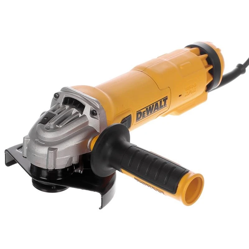 Машина шлифовальная угловая DeWalt DWE4237 (Мощность 1400 Вт, 11500 об/мин холостого хода, диск 125 мм, блокировка шпинделя, поворотная рукоятка)