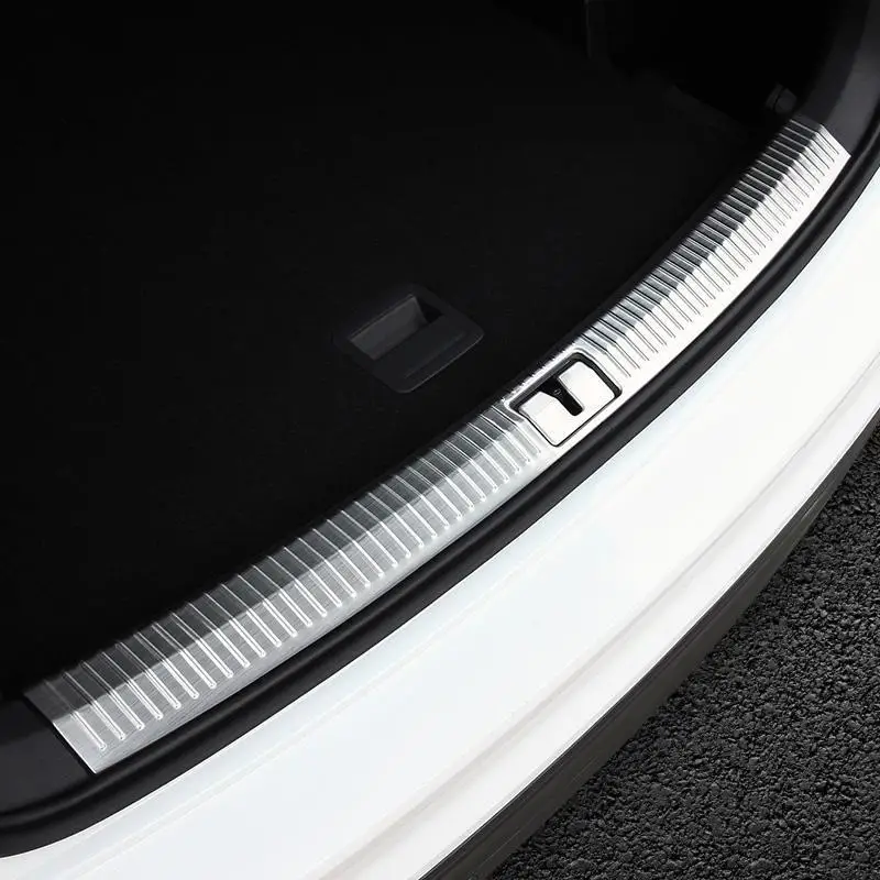 

Trunk Rear Panels Foot Pedal exterior automovil protecter modification decoration car styling 17 FOR Volkswagen Tiguan L