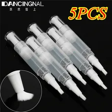 5 шт./лот, 4,5 мл, Гель-лак для макияжа ногтей, пустая емкость для масла, ручка, бутылка, стильный флакон с кистью для гелевого маникюра, полировки