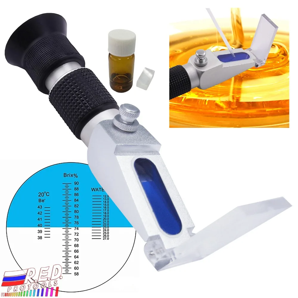 New Design Handy Portable 58 90 Brix Honey Handheld Refractometer