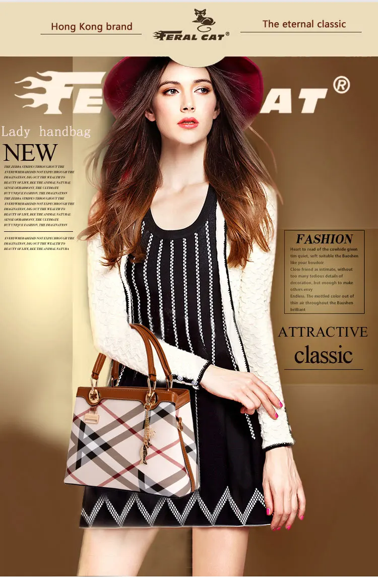 FERAL CAT 2017 Women Fashion Messenger Bags Ladies Small Leather Shoulder Bag Handbags Online HOT SALE55