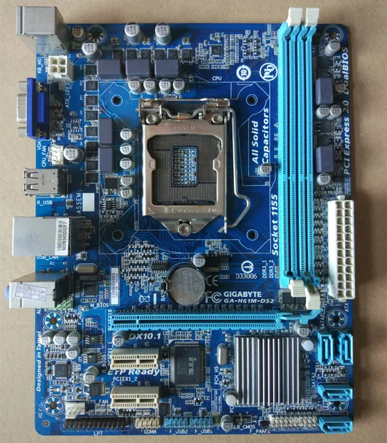 Gigabyte original Free shipping motherboard GA H61M S2PH H61M S2PH DDR3