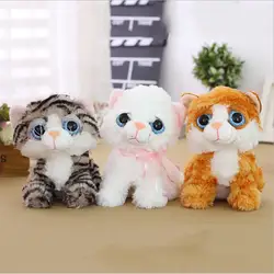 Плюшевые игрушки милые животные большие глаза кошки игрушки Kawaii мягкие кошки куклы Детский подарок 18 см