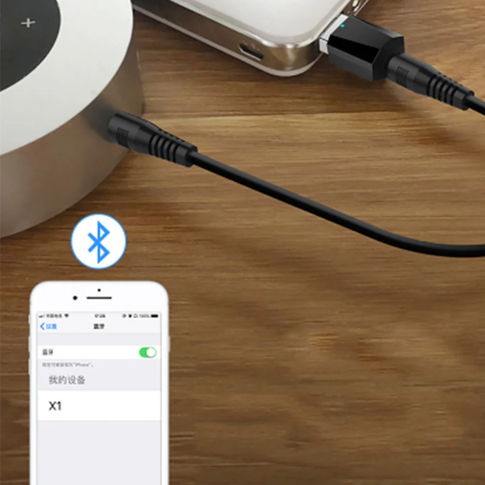 Автомобильный Bluetooth 4 2 аудио приемник беспроводной 3 5 мм AUX адаптер автомобильный