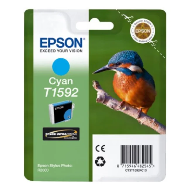 Epson T1592 Cyan оригинал -Epson Stylus Photo R2000 1 шт (ы) струйная печать | Компьютеры и офис