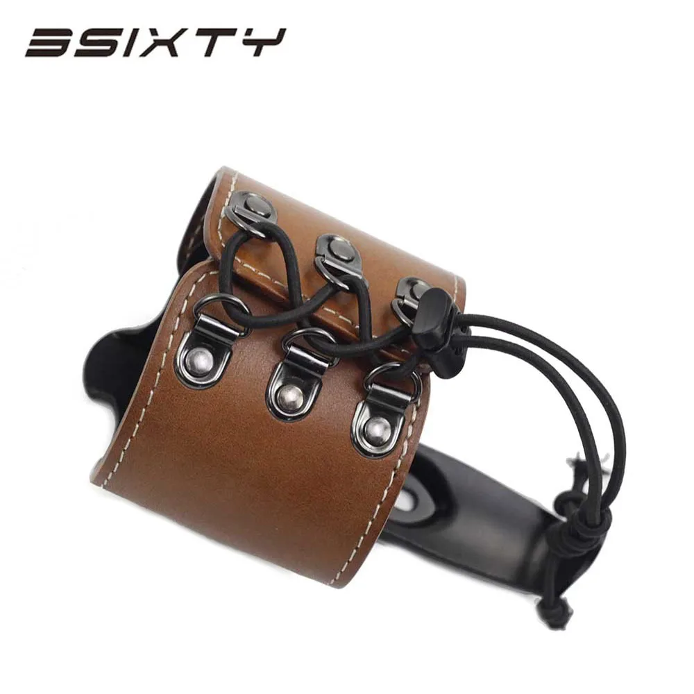 3sixty Bike Genuine Leather Water Bottle Cage Holder For Brompton 3sixty Pike Road Bike Retro