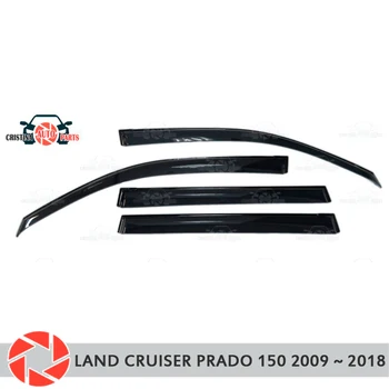 

Window deflector for Toyota Land Cruiser Prado 150 2009~2018 rain deflector dirt car styling decoration accessories molding
