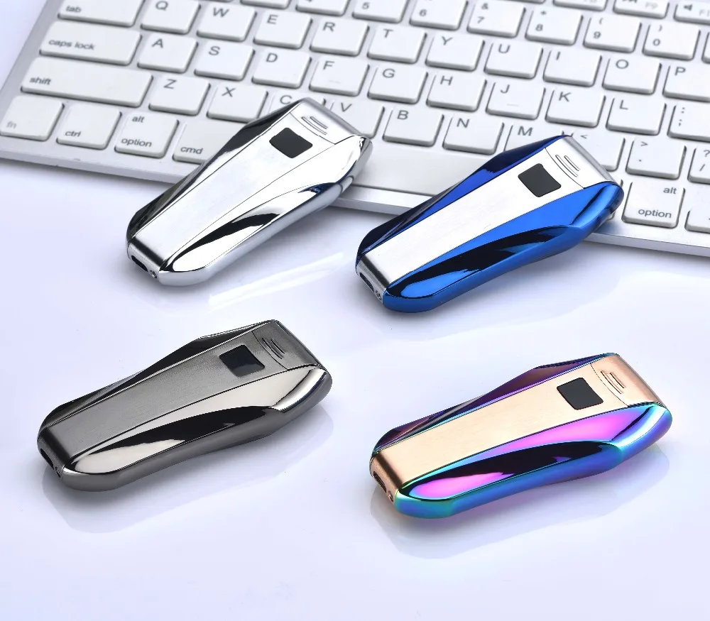 Плазменная зажигалка USB двойная дуга цинковый сплав металл беспламенная Электронная зажигалка Прикуриватель лазерный логотип