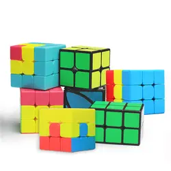 Neo волшебный куб Рубикс Пазлы игрушки Скорость Логические Magic Cube линия листьев кубик для развития моторики рук образования Бесконечность