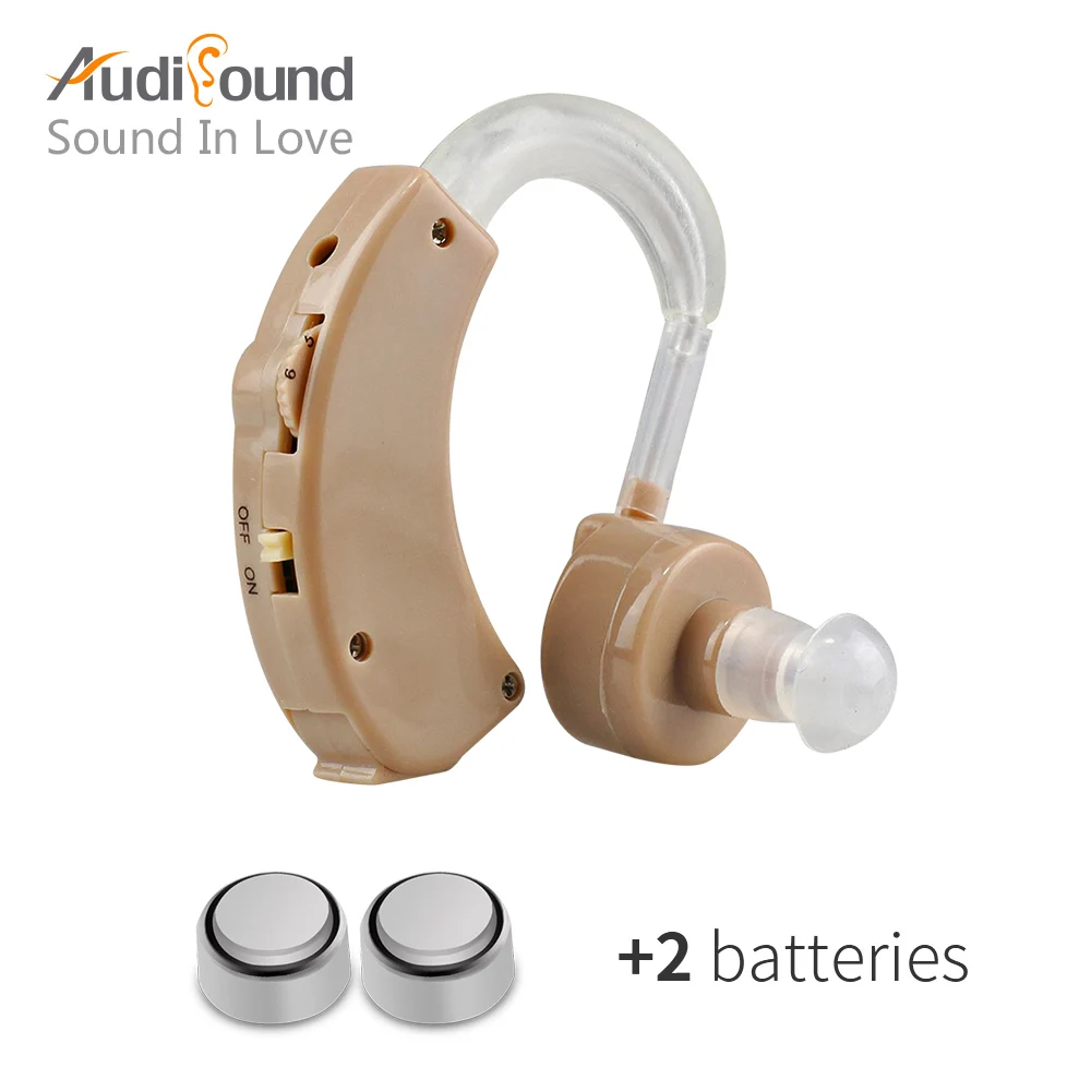 Audisound Hearing Aid Behind The Ear High Low Tone and Convenient