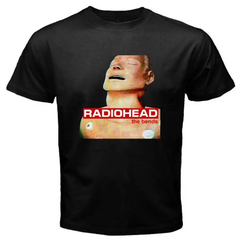 Custom T Shirts Online Premium O-Neck Radiohead Short-Sleeve Mens Tee Shirts