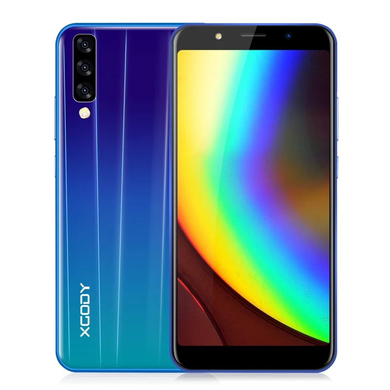 XGODY P20 Pro 3g смартфон " 18:9 полноэкранный Смарт Android 8,1 Celular четырехъядерный 2 ГБ+ 16 Гб 2500 мАч 5Мп камера мобильный телефон gps - Цвет: Gradient Blue