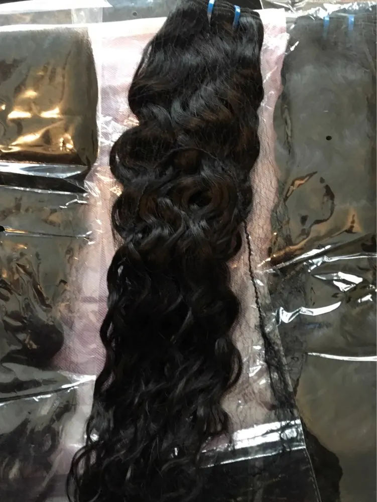 Alibele Water Wave Bundles With Frontal Closure Remy Human Hair