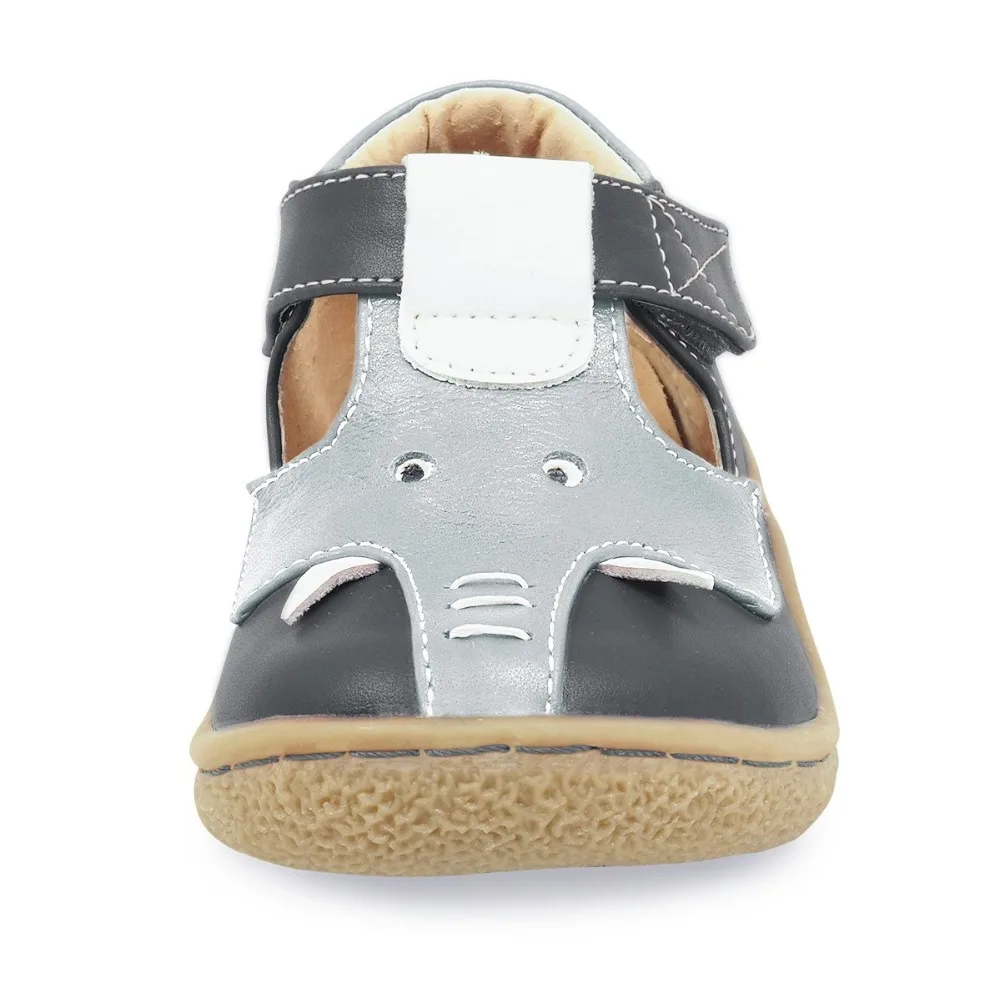 Tipsietoes Barefoot Kids детская обувь Mary Jane кроссовки со слоном для мальчиков модные