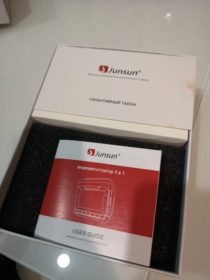 Junsun 2019 автомобильный видеорегистратор комбо устройство 3 в 1