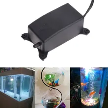Pompe à Air d'aquarium silencieuse 2W | Pompe à oxygène pour Aquarium, pompe sans bruit pour augmenter l'oxygène avec prise ue 220 à 240V