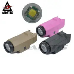 AIMTIS Тактический Компактный APL Glock пистолет свет Постоянный/светодиодный стробоскоп фонарик светодиодный белый свет для Glock 17 19 18C Apl aple 20 мм