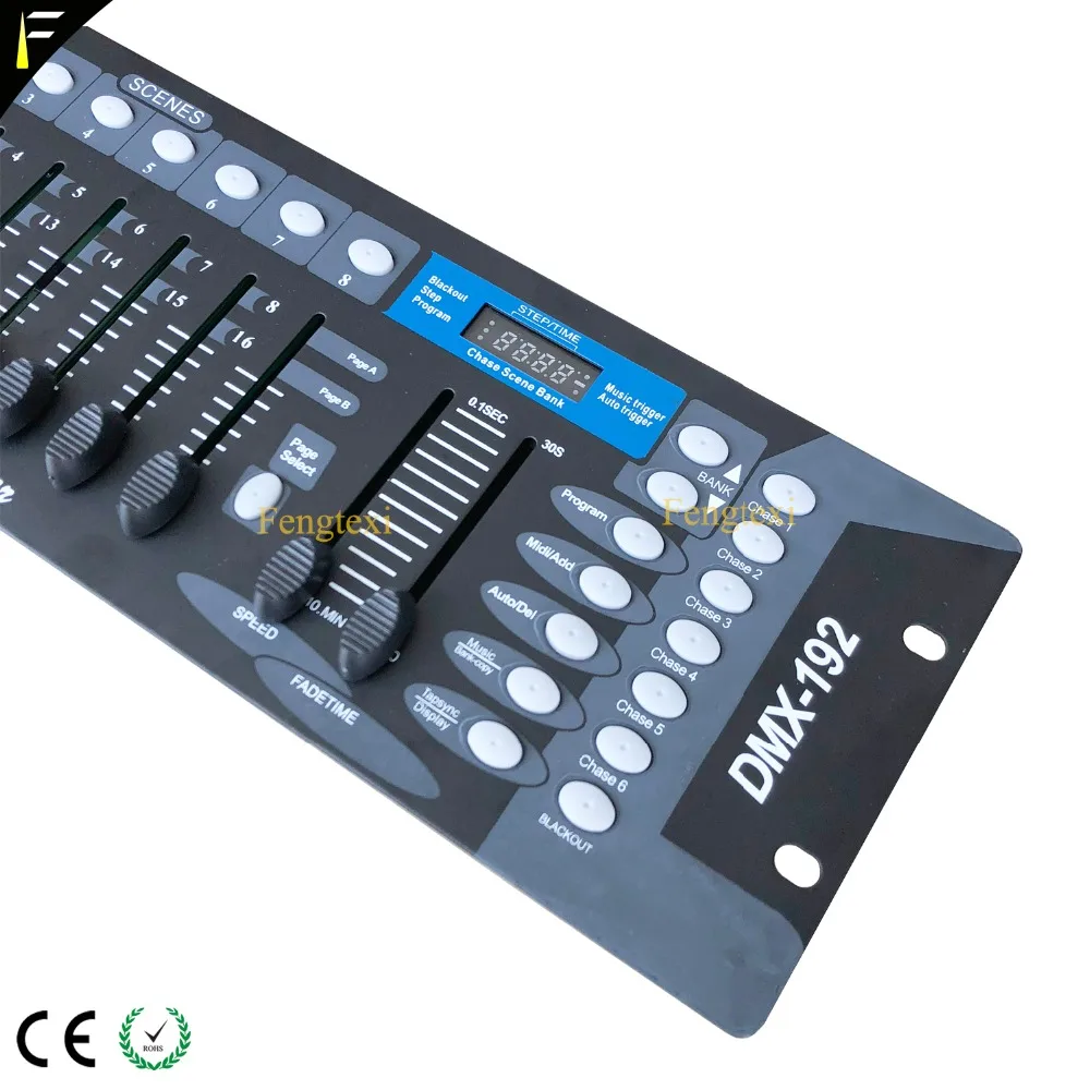 Canais de Fase Movendo a Cabeça Leve para o para o Disco com 2.4g Sistema sem Fio Dmx 512 dj 192ch Dmx512 Controlador Console 192 Disco Equipamentos 5 sistema de dj sem fio fase movendo