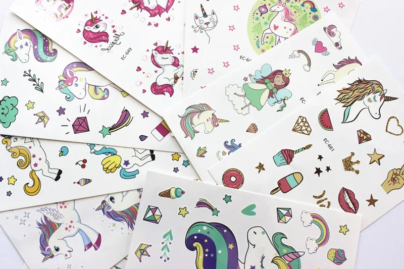unicorn kids tatoo (12)