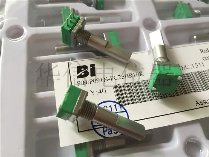

Original new 100% 091N5G B10K 9011 type horizontal single potentiometer B10K handle length 25MMF (SWITCH)