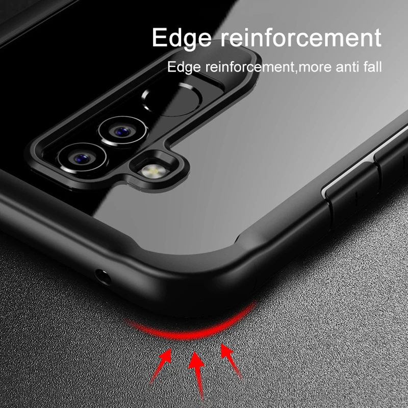 LUPHIE Shockproof Case For Huawei Mate 20 Pro Lite Nova 3 3i Transparent Case (5)