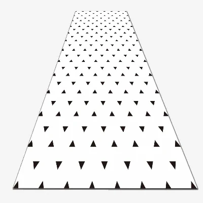 Else белый пол черный треугольники геометрические 3d принт нескользящие микрофибры Моющиеся длинные Бегун Коврики Rugs коврики для прихожей