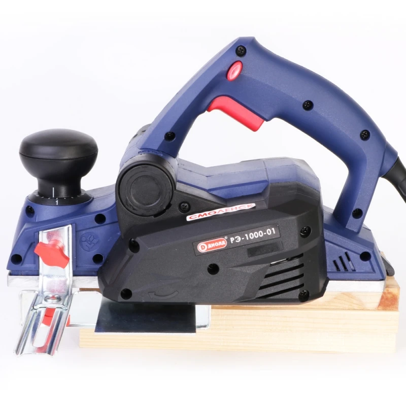 Рубанок электрический Диолд РЭ-1000-01 (Направленный выброс стружки, регулировка глубины строгания)