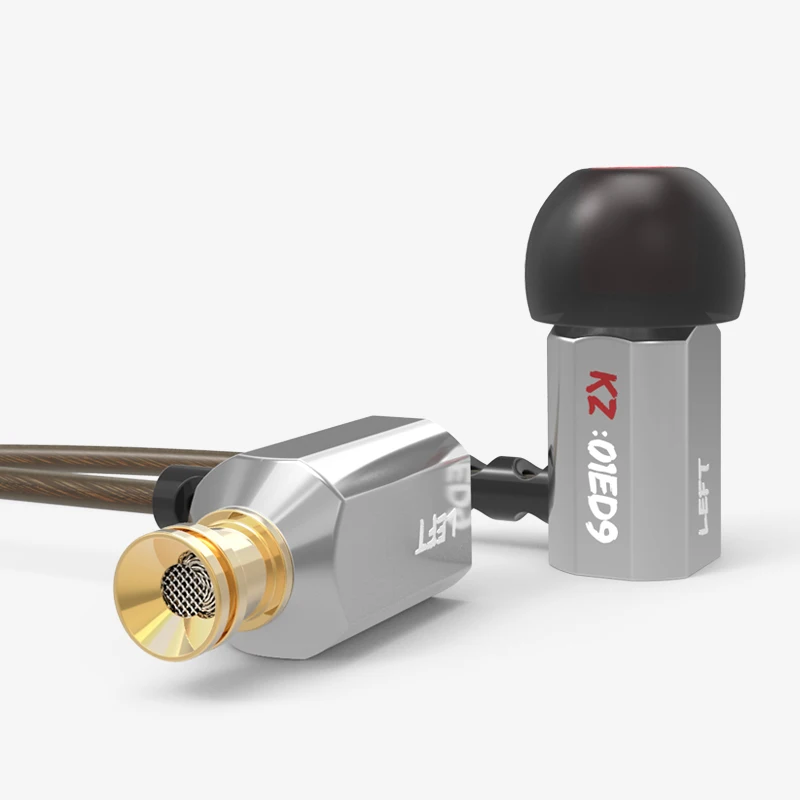 KZ ED9 Super Bass In Ear Music Earphone With DJ Earphones HIFI Stereo Earbuds Noise Isolating Mobile Phone Headphones With Mic