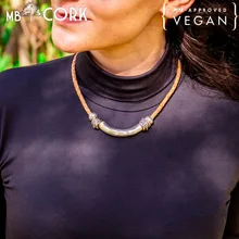 Натуральные пробки ручной работы античные серебряные трубки женские ожерелье ручной работы оригинальные деревянные ювелирные изделия N-133