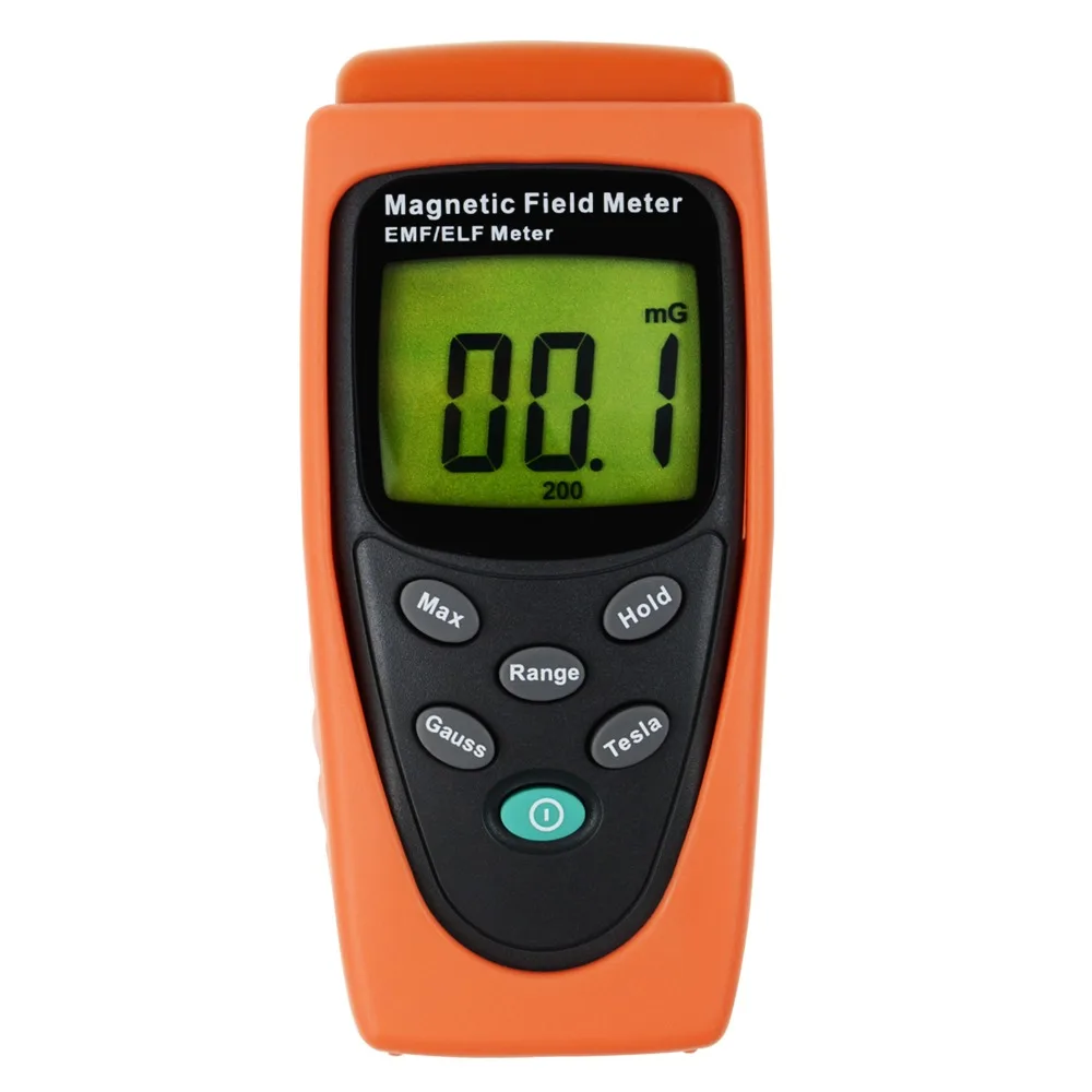 Portable Digital EMF / ELF Single Axis Gauss Meter Gaussmeter Detector