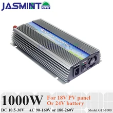 Grid Tie 1000W Micro Solar Inverter 10.5-30V DC to AC110V/220V Pure Sine Wave MPPT Inverter for 1200W PV Panel