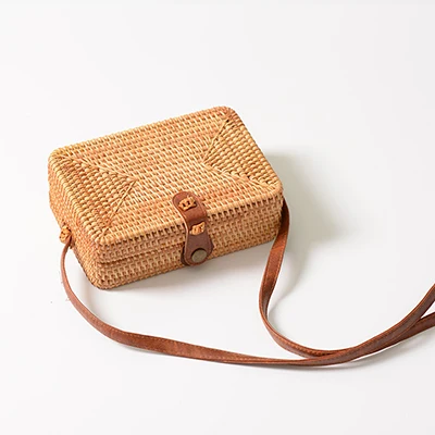 woven round crossbody bag