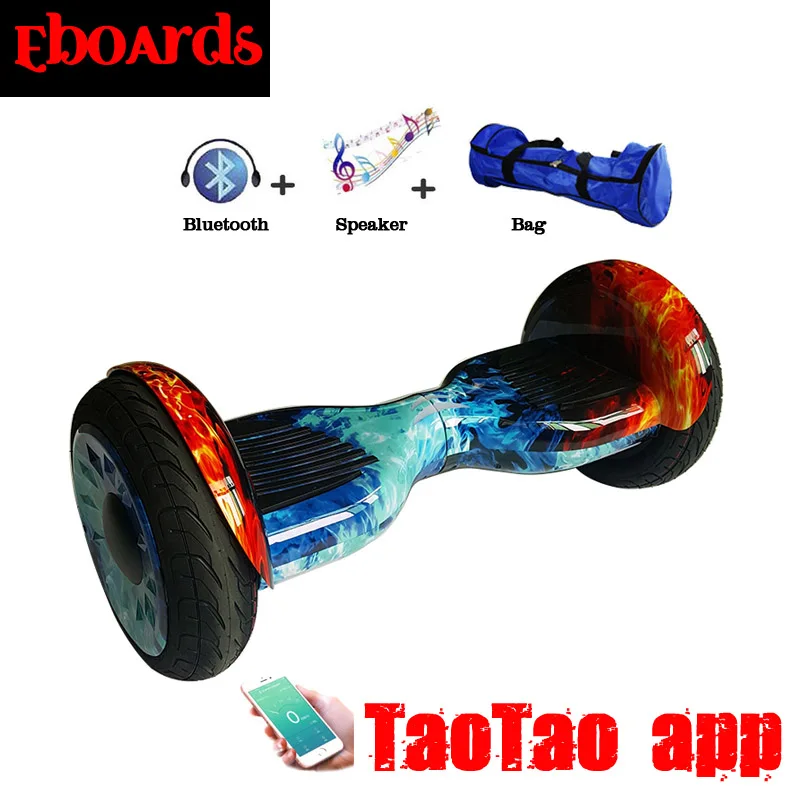 Gyroscooter Taotao приложение ХОВЕРБОРДА 10 дюймов Bluetooth Электрический скейтборд два