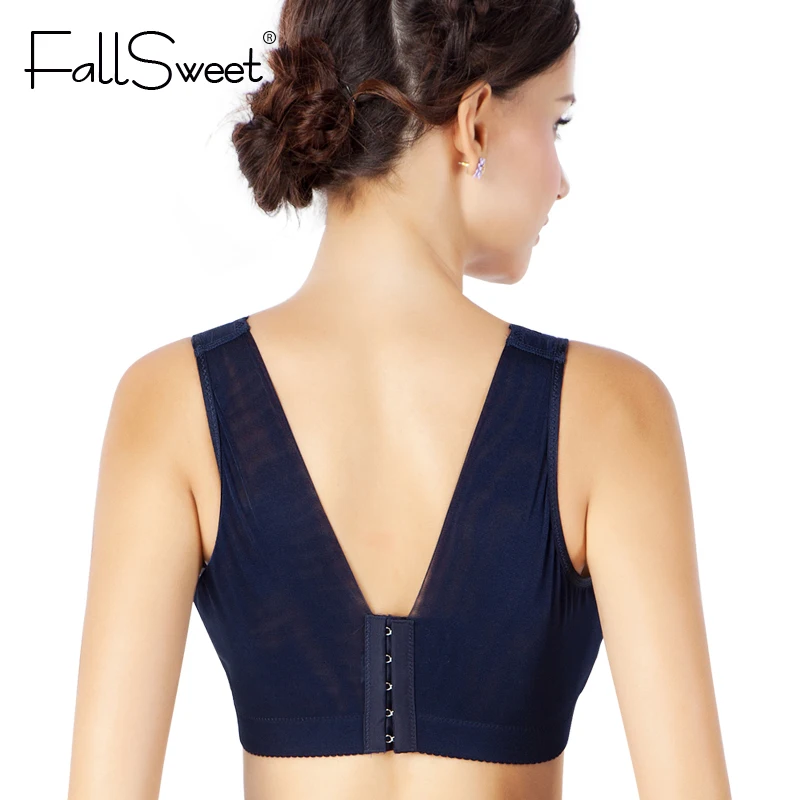 FallSweet Plus Size Lace Bra C Cup Wide Back Push Up India