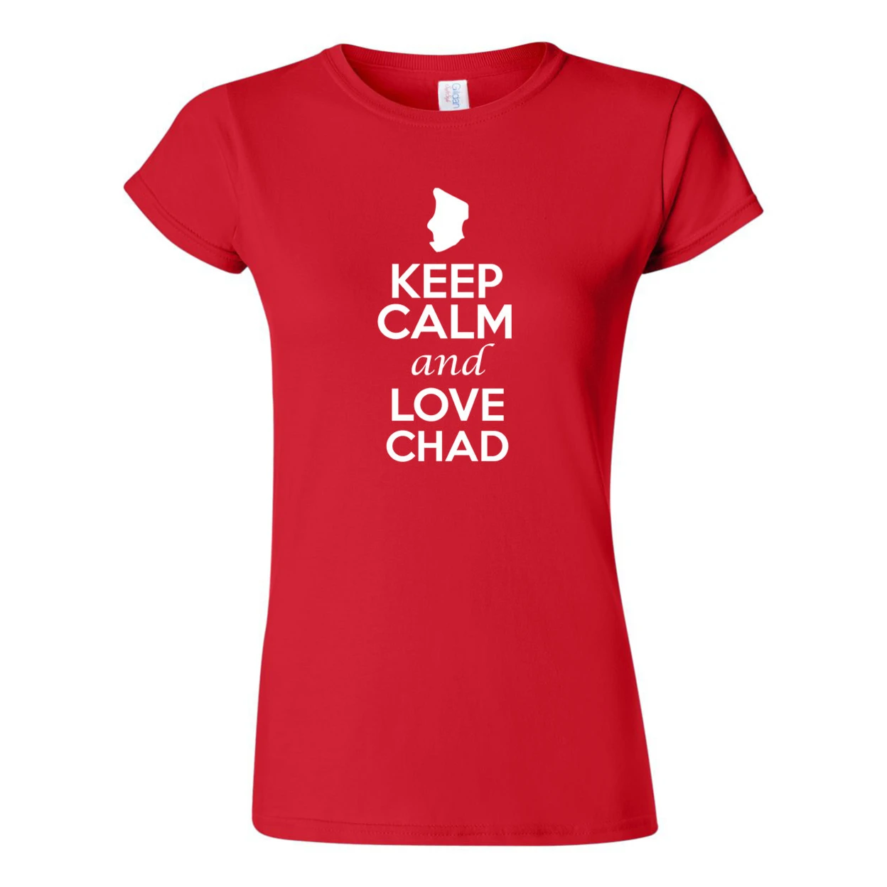 Junior Keep Calm And Love Chad Country Patriotic Novelty T-Shirt Tee 1256 (4)