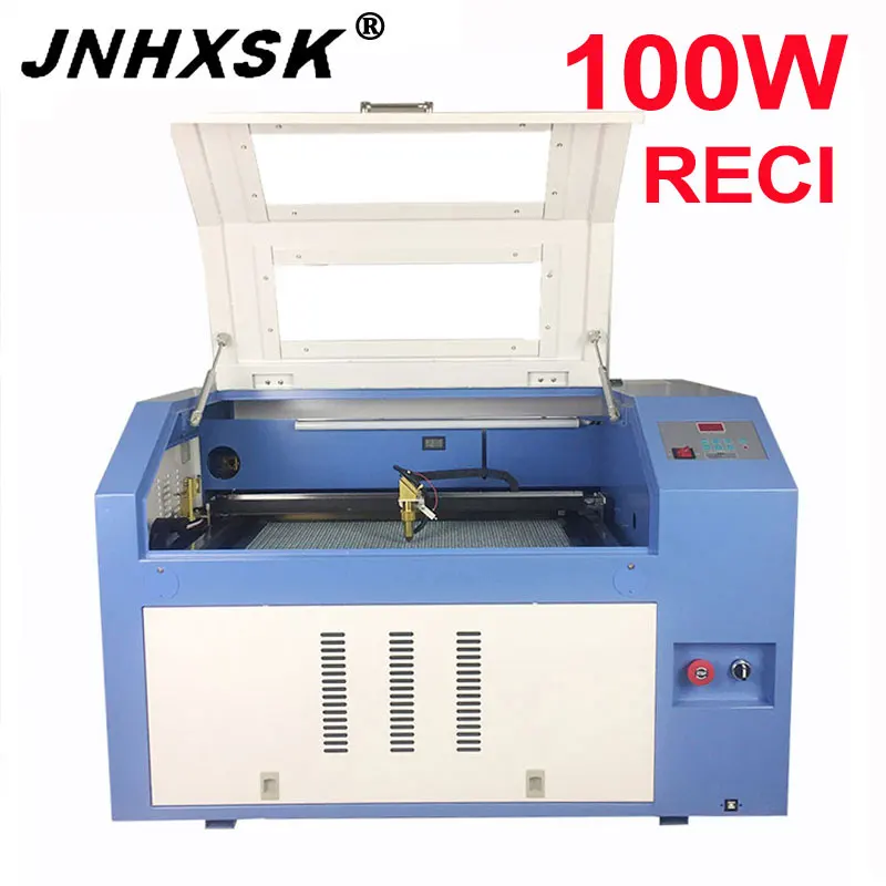 

JNHXSK 100wreci co2 laser CNC 4060 laser engraving cutter machine laser marking machine mini laser engraver cnc router diy