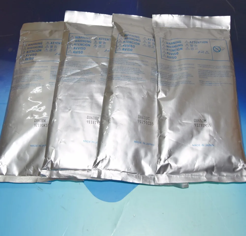 free shiping 1 sets 4 color DV610 developer for konica minolta C6501 C6500 C6000 C7000 toner (1)