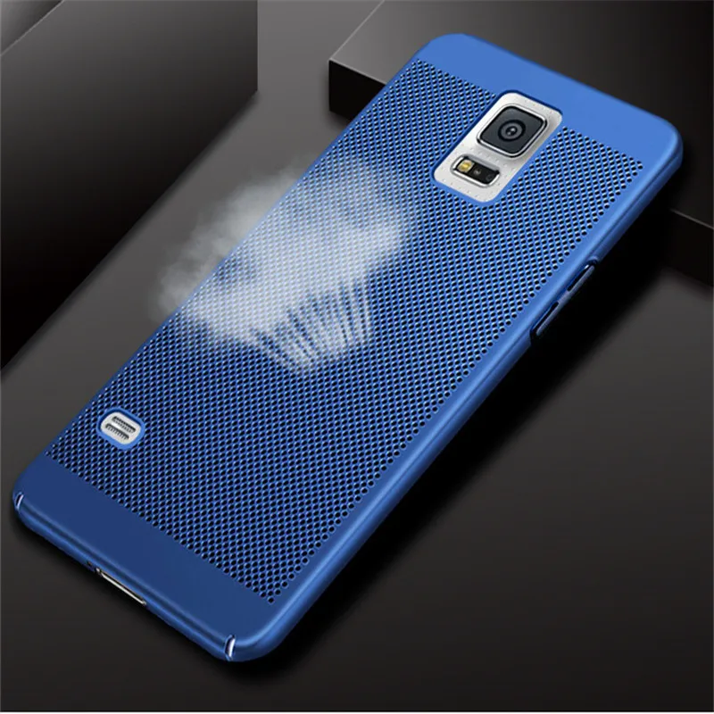 

Cooling Case For Samsung Galaxy S5 I9600 Ultra Thin Heat dissipation Phone Case For Samsung S5 I9600 Hard PC Plastic Back Cover