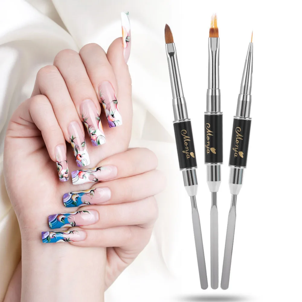 Aliexpress.com : Buy Double ended Nail Art Liner Brush Pen Spatula