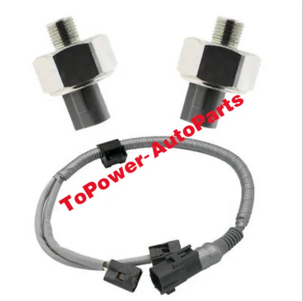 

2x Knock Detonation Sensors & Harness OEM 89615-12090/82219-07010 Fit For Llexus TTtoyota Avalon Camry Highlander Sienna Solara