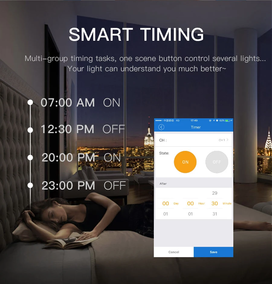 EJLINK EU UK Smart Wifi Switch Wall Touch Light Switch TouchWiFiAPP Remote Control Smart Home Controller Work with Alexa (3)