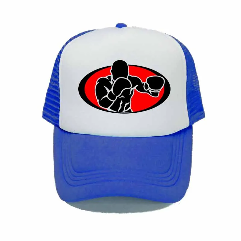 Для женщин и мужчин Kick Boxing летняя кепка-бейсболка бокс фитнес Бейсболка Спорт Pugilism Boxer Fans Trucket hats YY303 - Цвет: YY30311