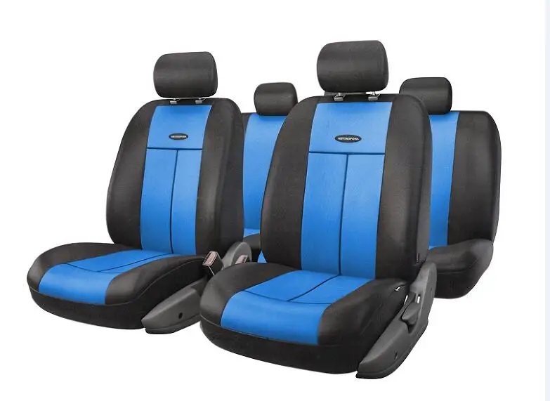 Универсальная посадка совместима с большинством чехлов для сидений автомобилей и поддерживает полный чехол для сиденья автомобиля полиэфирная велюровая пена для автомобиля kia soul - Название цвета: Синий