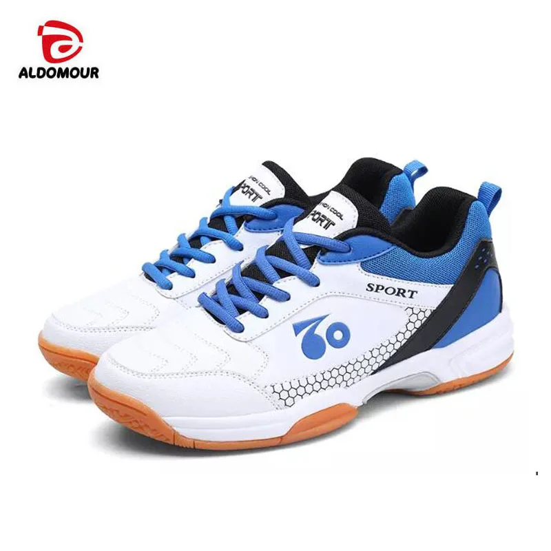 ALDOMOUR Men Professional Cushioning Volleyball Shoes 2018 New Unisex Light Sports Breathable Shoe Women Sneakers Wear-resistant